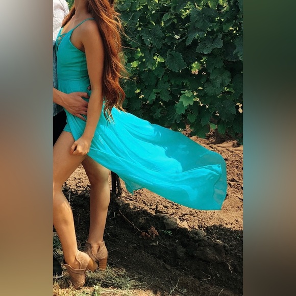 Turquoise Dress - Picture 1 of 3